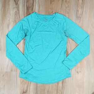 🔹️Reva Turquoise Athletic Long Sleeve Top Medium